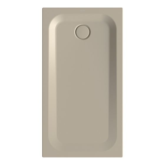 Bette Ultra Duschwanne Cashmere 1300x700x35/30mm BetteGlasur Plus Rechteck GT-Stahl