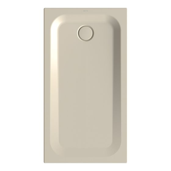 Bette Ultra Duschwanne Beige 1300x700x35/30mm BetteAntirutsch Pro Rechteck GT-Stahl