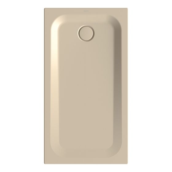 Bette Ultra Duschwanne Sand 1300x700x35mm BetteGlasur Plus mit Minimum-Träger Rechteck GT-Stahl
