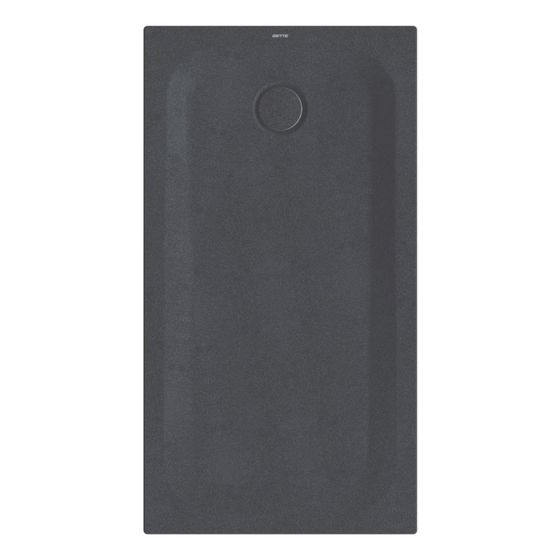Bette Ultra Duschwanne Midnight 1300x700x35/30mm BetteGlasur Plus Rechteck GT-Stahl