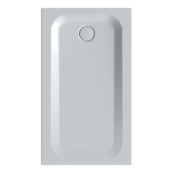 Bette Ultra Duschwanne Manhattan 1300x750x35mm BetteAntirutsch Pro mit Minimum-Träger Rechteck GT-Stahl