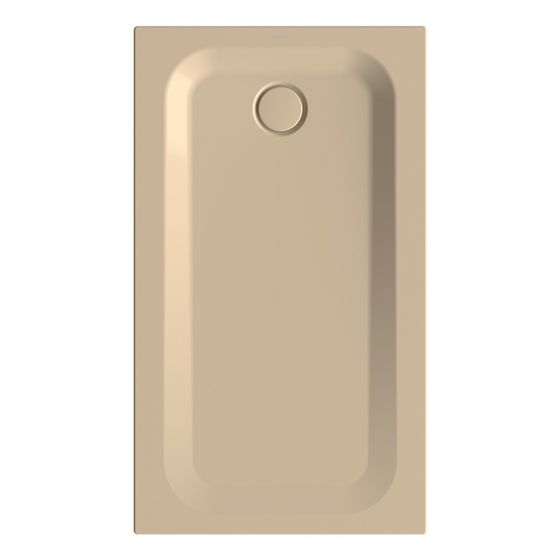 Bette Ultra Duschwanne Bahama beige 1300x750x35mm BetteGlasur Plus mit Minimum-Träger Rechteck GT-Stahl