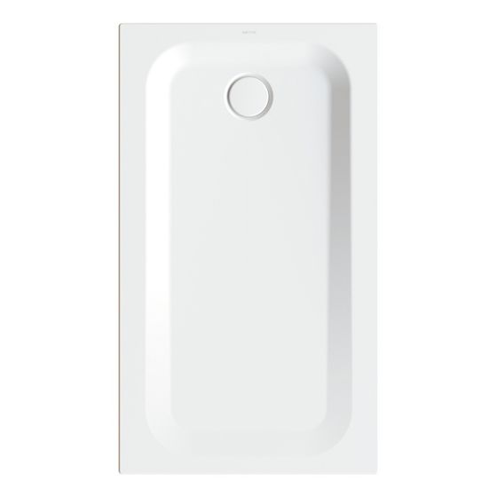 Bette Ultra Duschwanne Starwhite 1300x750x35mm mit Wannenträger Rechteck GT-Stahl
