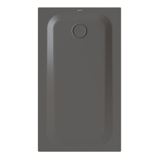 Bette Ultra Duschwanne Anthracite 1300x750x35/30mm BetteAntirutsch Pro Rechteck GT-Stahl