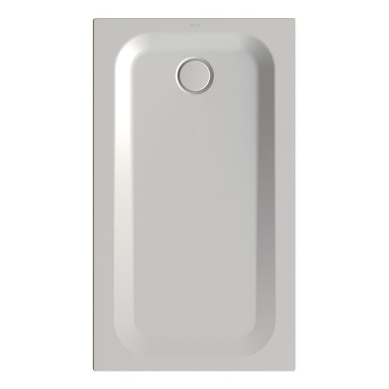 Bette Ultra Duschwanne Silver 1300x750x35/30mm BetteGlasur Plus Rechteck GT-Stahl
