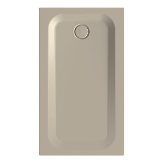 Bette Ultra Duschwanne Cashmere 1300x750x35mm mit Wannenträger Rechteck GT-Stahl