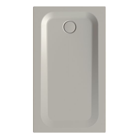 Bette Ultra Duschwanne Stone 1300x750x35mm BetteGlasur Plus mit Minimum-Träger Rechteck GT-Stahl