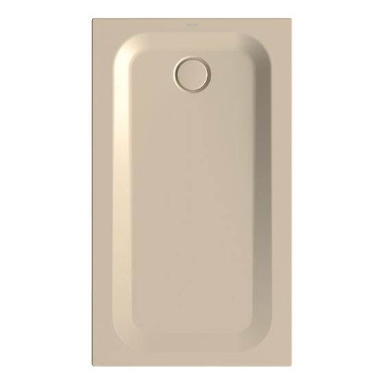 Bette Ultra Duschwanne Sand 1300x750x35mm mit Wannenträger Rechteck GT-Stahl