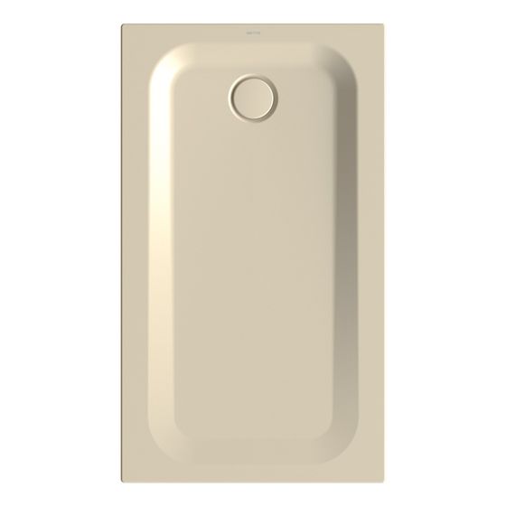 Bette Ultra Duschwanne Cream 1300x750x35/30mm BetteGlasur Plus Rechteck GT-Stahl