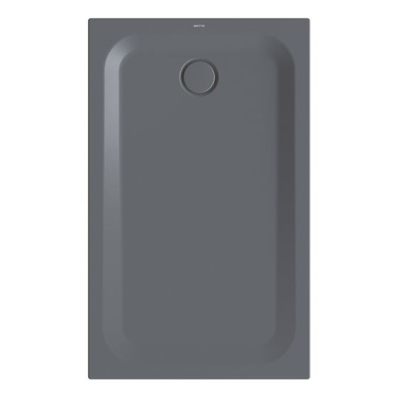 Bette Ultra Duschwanne Raven 1300x800x35/30mm BetteAntirutsch Pro mit Minimum-Träger Rechteck GT-Stahl
