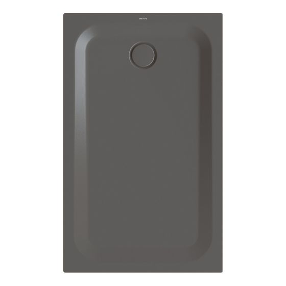 Bette Ultra Duschwanne Anthracite 1300x800x35/30mm BetteAntirutsch Pro Rechteck GT-Stahl