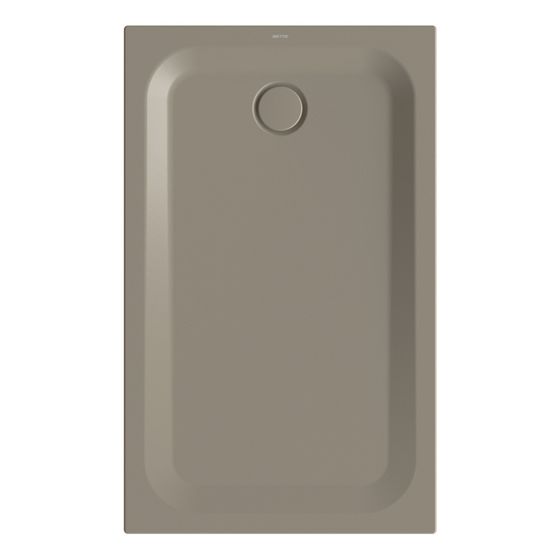 Bette Ultra Duschwanne Graphite 1300x800x35/30mm BetteAntirutsch Pro mit Minimum-Träger Rechteck GT-Stahl