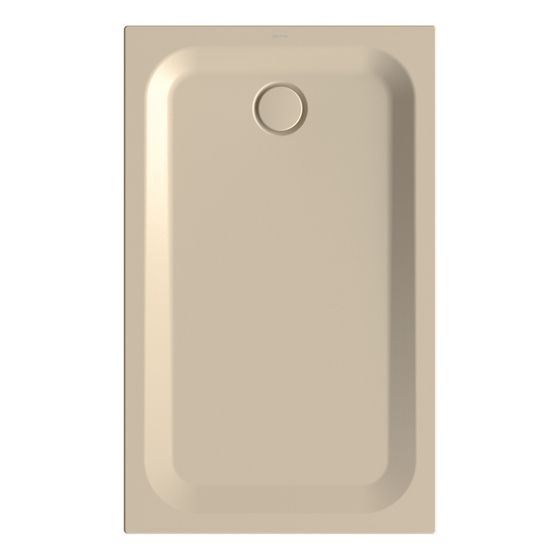 Bette Ultra Duschwanne Sand 1300x800x35/30mm BetteGlasur Plus Rechteck GT-Stahl