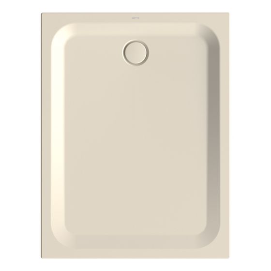 Bette Ultra Duschwanne Pergamon 1300x1000x35/30mm Rechteck mit Minimum-Träger GT-Stahl