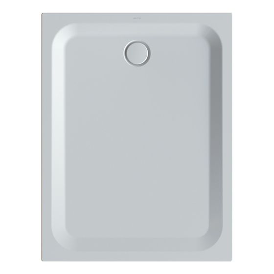 Bette Ultra Duschwanne Manhattan 1300x1000x35/30mm BetteGlasur Plus mit Minimum-Träger Rechteck GT-Stahl