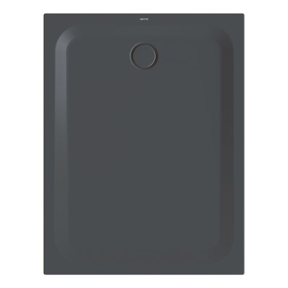 Bette Ultra Duschwanne Ebony 1300x1000x35/30mm Rechteck mit Minimum-Träger GT-Stahl