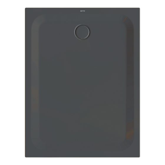 Bette Ultra Duschwanne Schwarz 1300x1000x35/30mm Rechteck GT-Stahl