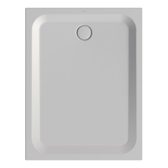 Bette Ultra Duschwanne Dust 1300x1000x35/30mm BetteAntirutsch Pro Rechteck GT-Stahl