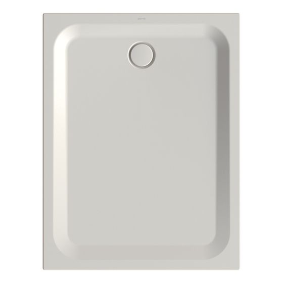 Bette Ultra Duschwanne Flax 1300x1000x35/30mm Rechteck mit Minimum-Träger GT-Stahl