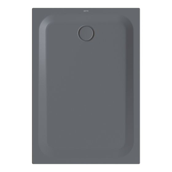 Bette Ultra Duschwanne Raven 1300x900x35/30mm BetteGlasur Plus mit Minimum-Träger Rechteck GT-Stahl