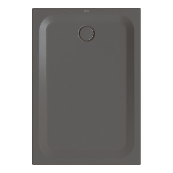 Bette Ultra Duschwanne Anthracite 1300x900x35/30mm Rechteck GT-Stahl