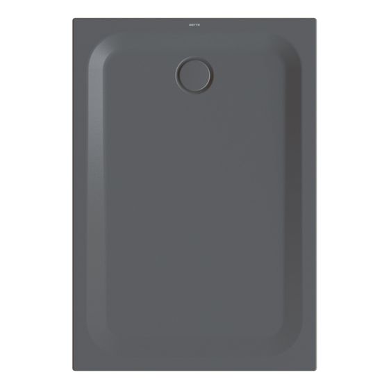 Bette Ultra Duschwanne Slate 1300x900x35/30mm Rechteck mit Minimum-Träger GT-Stahl