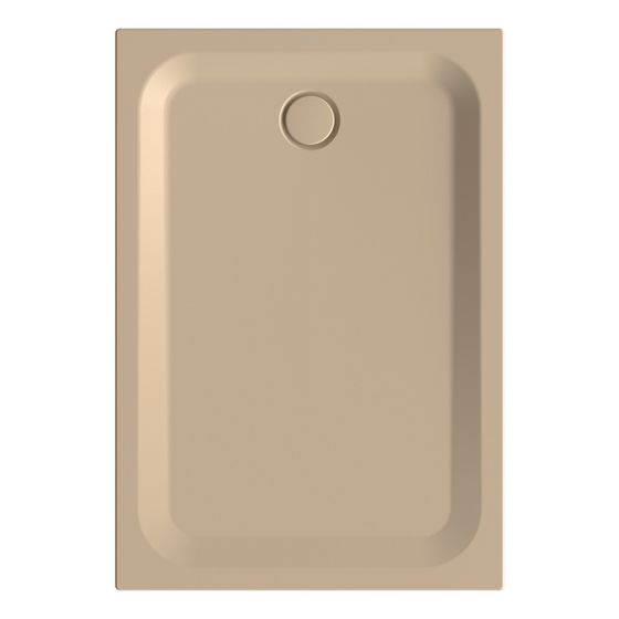 Bette Ultra Duschwanne Greige 1300x900x35/30mm BetteGlasur Plus Rechteck GT-Stahl