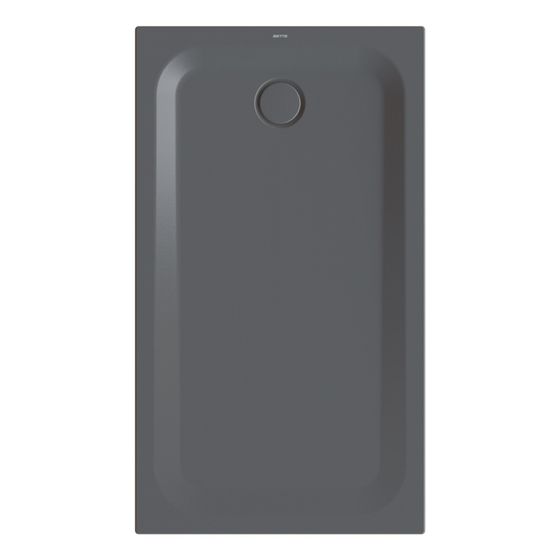 Bette Ultra Duschwanne Slate 1400x800x35/30mm BetteGlasur Plus mit Minimum-Träger Rechteck GT-Stahl