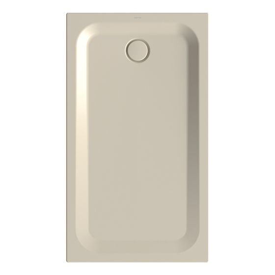 Bette Ultra Duschwanne Beige 1400x800x35/30mm BetteGlasur Plus Rechteck GT-Stahl