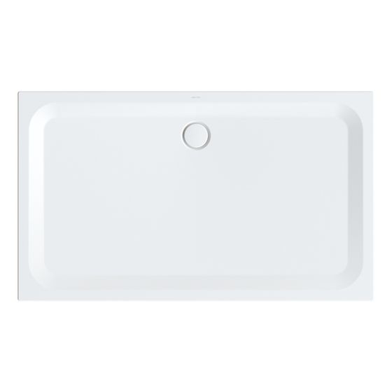 Bette Ultra Duschwanne Edelweiß 1700x1000x35/30mm BetteGlasur Plus Rechteck GT-Stahl