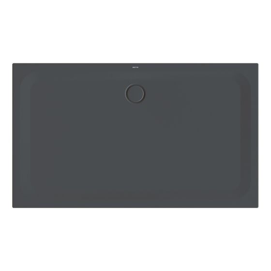 Bette Ultra Duschwanne Ebony 1700x1000x35/30mm Rechteck GT-Stahl