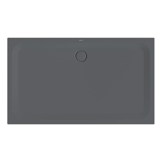 Bette Ultra Duschwanne Slate 1700x1000x35/30mm BetteGlasur Plus mit Minimum-Träger Rechteck GT-Stahl
