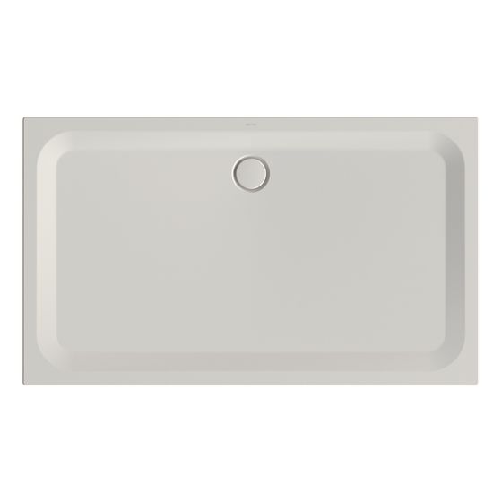 Bette Ultra Duschwanne Flax 1700x1000x35/30mm BetteAntirutsch Pro mit Minimum-Träger Rechteck GT-Stahl