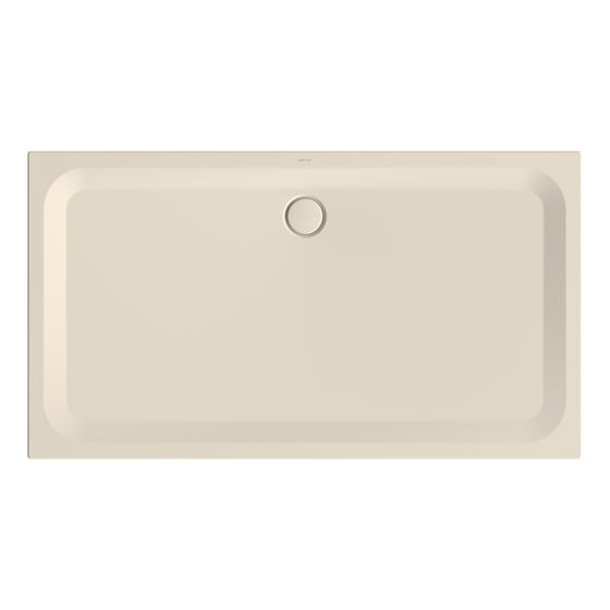 Bette Ultra Duschwanne Pergamon 1800x1000x35/30mm BetteGlasur Plus Rechteck GT-Stahl