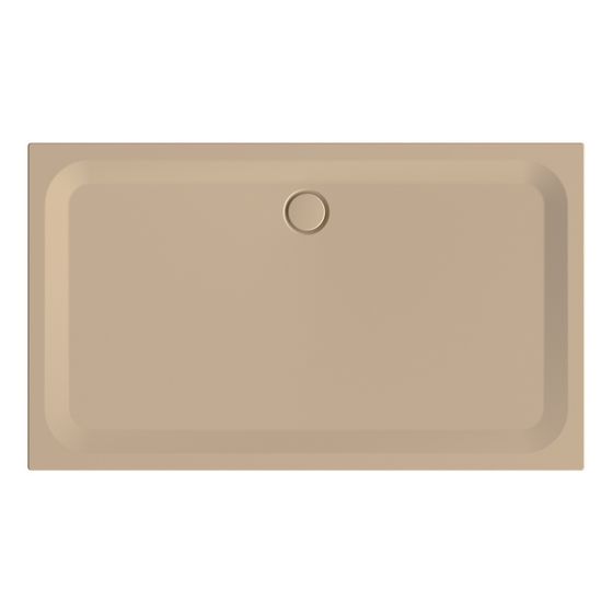 Bette Ultra Duschwanne Greige 1700x1000x35/30mm Rechteck mit Minimum-Träger GT-Stahl
