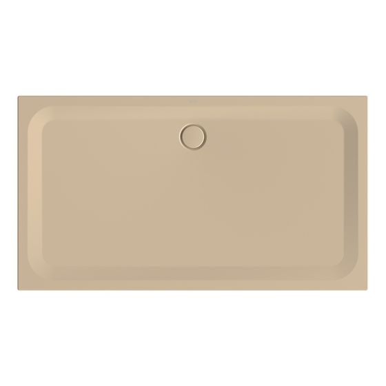 Bette Ultra Duschwanne Bahama beige 1800x1000x35/30mm BetteGlasur Plus Rechteck GT-Stahl