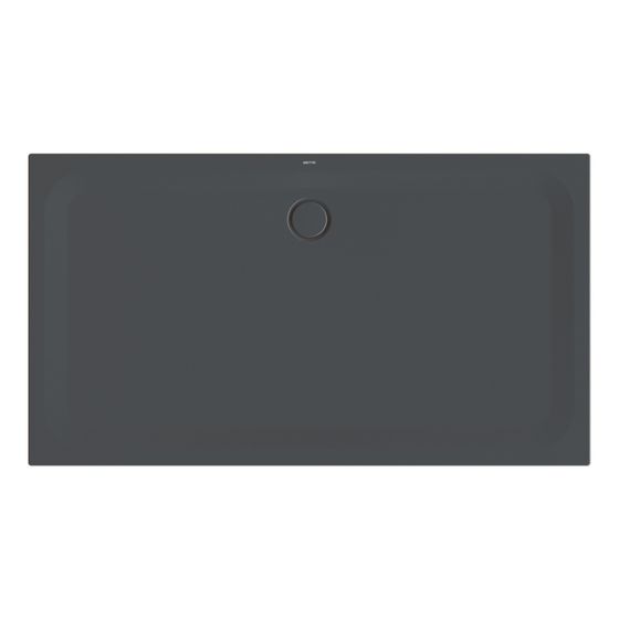 Bette Ultra Duschwanne Ebony 1800x1000x35/30mm Rechteck GT-Stahl