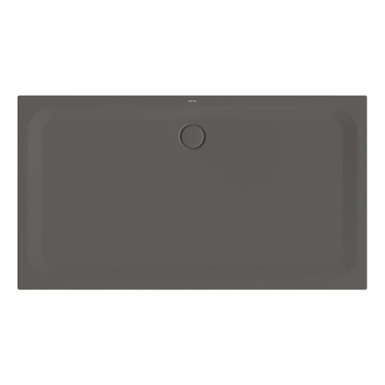 Bette Ultra Duschwanne Anthracite 1800x1000x35/30mm BetteGlasur Plus Rechteck GT-Stahl