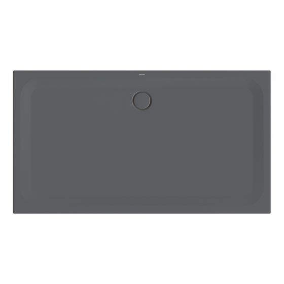 Bette Ultra Duschwanne Slate 1800x1000x35/30mm BetteGlasur Plus mit Minimum-Träger Rechteck GT-Stahl