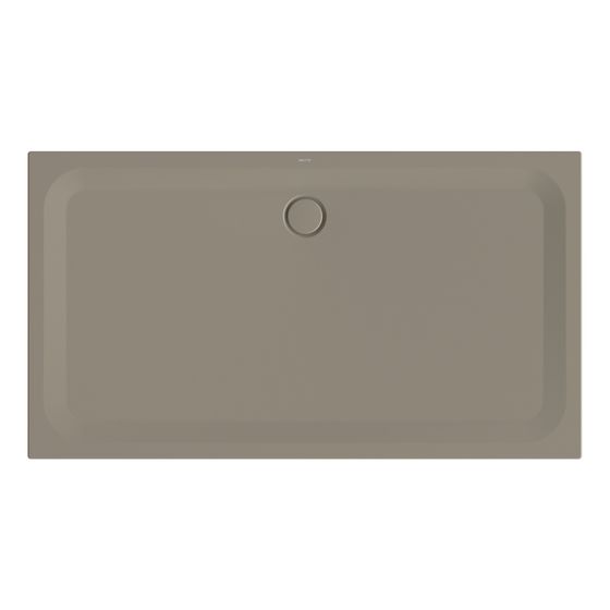 Bette Ultra Duschwanne Graphite 1800x1000x35/30mm BetteGlasur Plus Rechteck GT-Stahl
