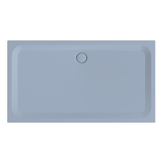 Bette Ultra Duschwanne Blue satin 1800x1000x35/30mm BetteGlasur Plus Rechteck GT-Stahl
