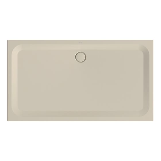 Bette Ultra Duschwanne Beige 1800x1000x35/30mm BetteGlasur Plus mit Minimum-Träger Rechteck GT-Stahl