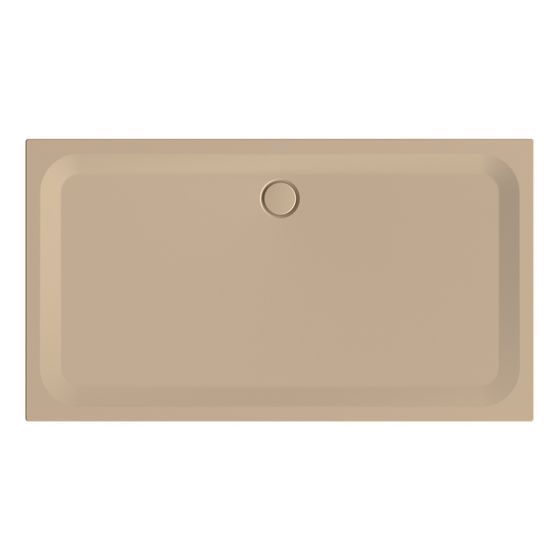 Bette Ultra Duschwanne Greige 1800x1000x35/30mm Rechteck GT-Stahl