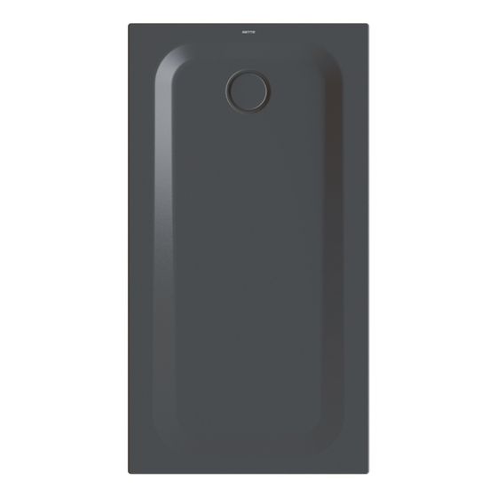 Bette Ultra Duschwanne Ebony 1400x750x35/30mm Rechteck mit Minimum-Träger GT-Stahl