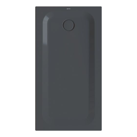 Bette Ultra Duschwanne Schwarz 1400x750x35/30mm Rechteck mit Minimum-Träger GT-Stahl