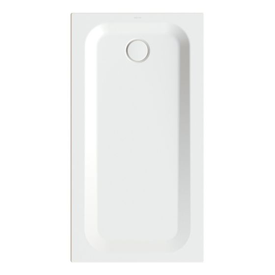 Bette Ultra Duschwanne Snow 1400x750x35/30mm BetteAntirutsch Pro Rechteck GT-Stahl