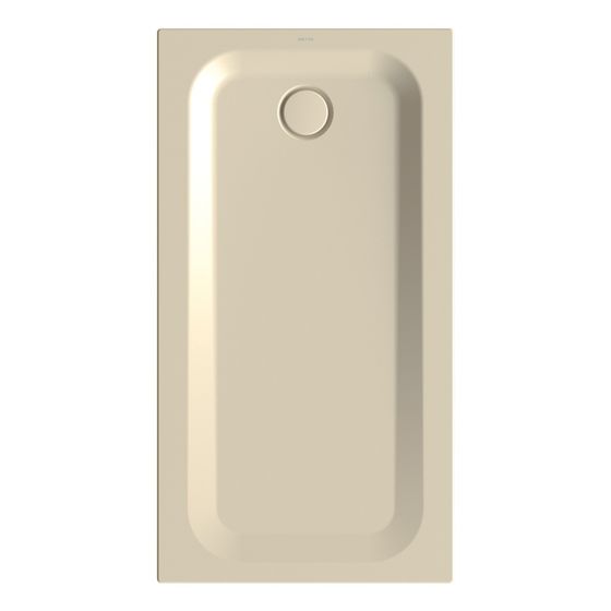 Bette Ultra Duschwanne Cream 1400x750x35/30mm BetteGlasur Plus Rechteck GT-Stahl
