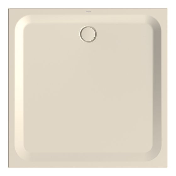 Bette Ultra Duschwanne Pergamon 1300x1300x35/30mm BetteGlasur Plus Rechteck GT-Stahl