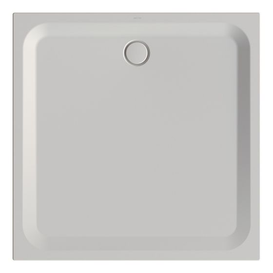 Bette Ultra Duschwanne Silver 1300x1300x35/30mm BetteAntirutsch Pro mit Minimum-Träger Rechteck GT-Stahl