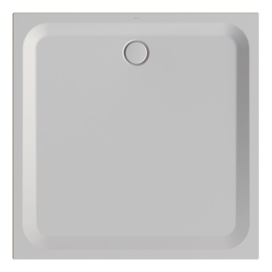 Bette Ultra Duschwanne Dust 1300x1300x35/30mm BetteAntirutsch Pro Rechteck GT-Stahl